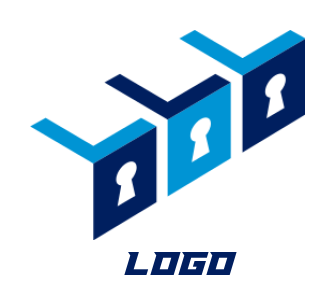 create a storage logo of a secured storage boxes