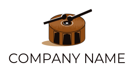 make an entertainment logo sticks with drum - logodesign.net