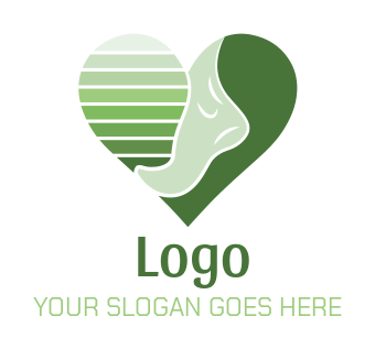 podiatrist foot in heart logo icon
