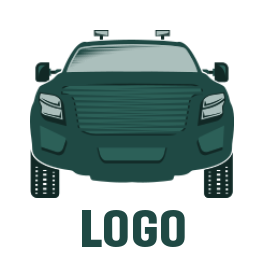 auto logo template 4x4 truck - logodesign.net