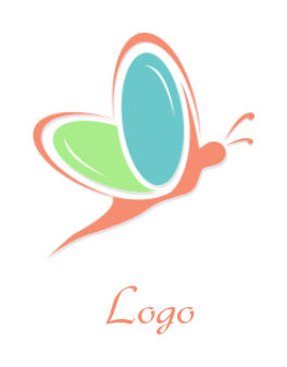 generate a pet logo of an abstract butterfly 