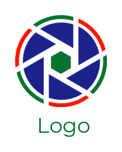 photography logo online abstract camera shutter - logodesign.net