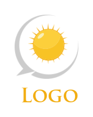 food logo sunny side up egg in swoosh