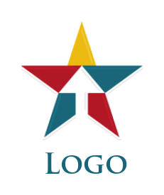 design a marketing logo arrow up in star - logodesign.net