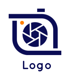 photography logo symbol camera lens with flash - logodesign.net