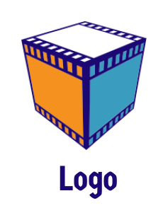 media logo maker film box - logodesign.net