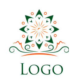 design a gemstones logo floral Mandala - logodesign.net