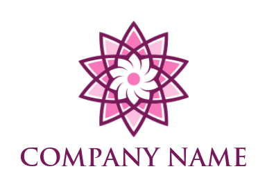spa logo illustration flower in lotus flower - logodesign.net