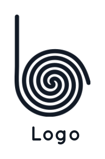 Design a Letter B logo made of lines