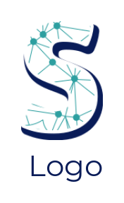 Letter S logo networking merged with Letter S