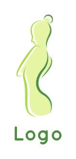 spa logo online nude woman silhouette - logodesign.net