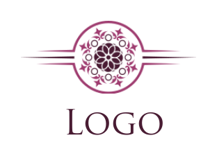 gemstones logo icon ornamental floral design - logodesign.net