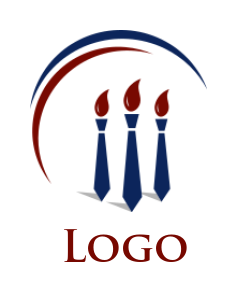 make an employment logo paint brushes and ties - logodesign.net