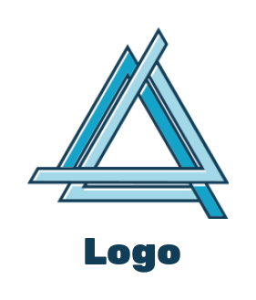 alphabets logo three line creating Letter L