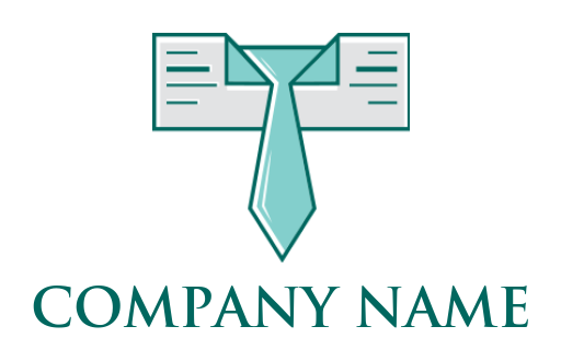 generate a HR logo with tie with an envelope