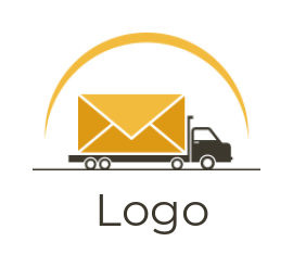 make a logistics logo transport truck - logodesign.net