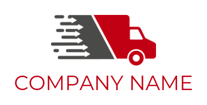 create a logistics logo truck shipping - logodesign.net