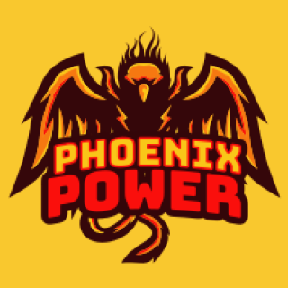 gaming logo online flying phoenix mascot