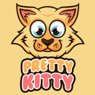 pet logo online cartoon cat face