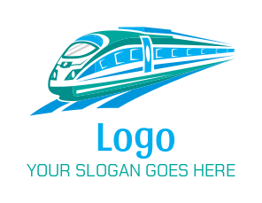 Make a logo of metro train
