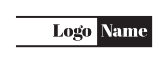 rectangular shape with block of text logo