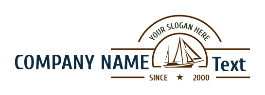 travel logo online ship with sails