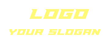 text logo template radical futuristic font