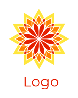 arts logo icon abstract flower mandala - logodesign.net