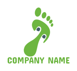 Design a massage logo of abstract foot print - logodesign.net