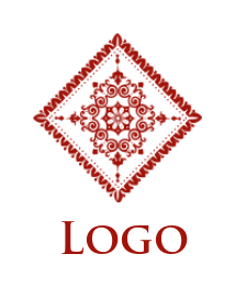 make a spa logo celtic pattern square mandala - logodesign.net