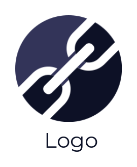 trader logo image chain link in circle - logodesign.net