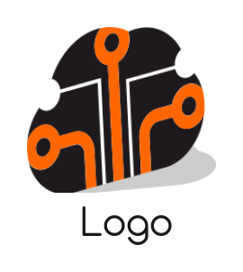 IT logo image circuitry in cloud
