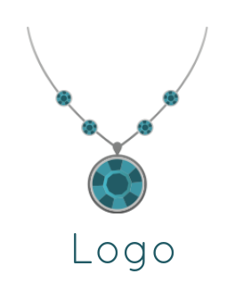 create a jewelry logo diamond with locket chain
