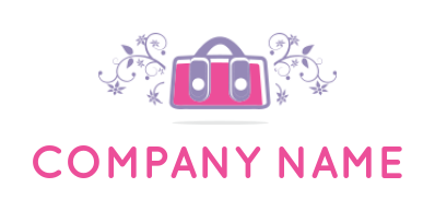 apparel logo template handbag with ornaments - logodesign.net