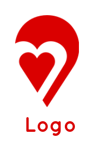 dating logo image heart inside a heart - logodesign.net