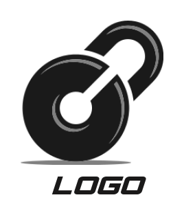 create a Letter C logo forming lock shape