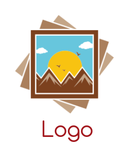 photography logo mountain landscape stack photos