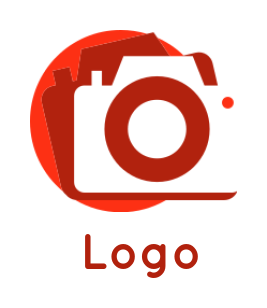 photography logo negative space camera 