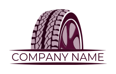 automotive shop logo symbol racing tire with rim - logodesign.net