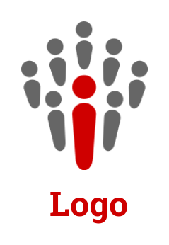 create an employment logo stick people - logodesign.net