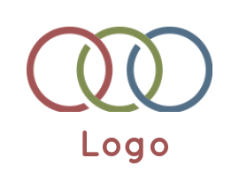 HR logo maker three  interlinking circles - logodesign.net