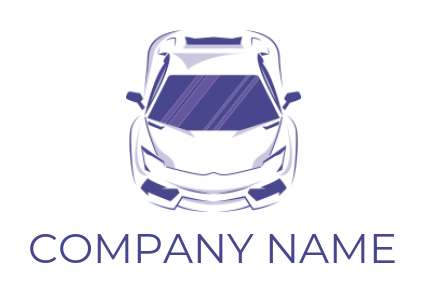 auto logo maker sports car illustration