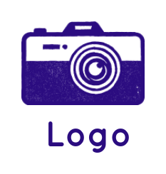 photography logo icon vintage camera with lens - logodesign.net