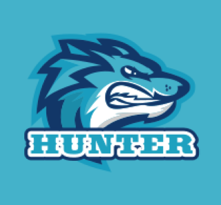 sports logo maker growling wolf mascot