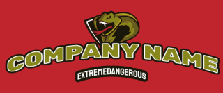 games logo template angry cobra mascot