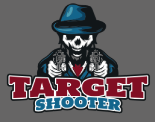 games logo skull man with hat and guns