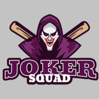sports mascot logo maker joker wearing hoodie