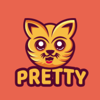 pet logo maker cute kitten mascot