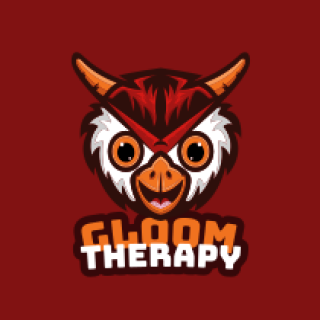 animal logo icon smiling owlet mascot