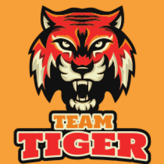 animal logo fierce looking tiger face mascot